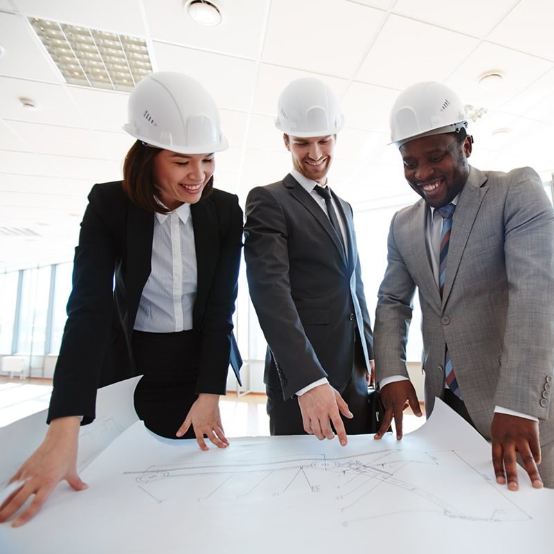 Quality Assurance at Temamost Nigeria Ltd - Leading Construction Company in Port Harcourt Engineers and quality control experts at a Port Harcourt construction site ensuring quality construction services and affordable engineering excellence by Temamost Nigeria Ltd.