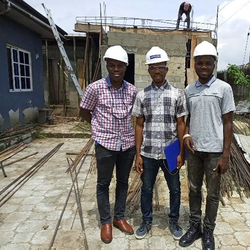 Temamost Nigeria Ltd – Leading Construction Company in Port Harcourt Temamost Nigeria Ltd's team at a construction site in Port Harcourt, Nigeria, demonstrating expert project management and innovative building techniques.